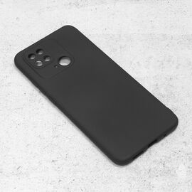 Silikonska futrola Teracell Giulietta - Xiaomi Redmi 10C mat crna.
