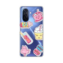 Silikonska futrola PRINT Skin - Huawei Nova Y70/Nova Y70 Plus Ice cream.