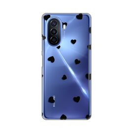 Silikonska futrola PRINT Skin - Huawei Nova Y70/Nova Y70 Plus Hearts.
