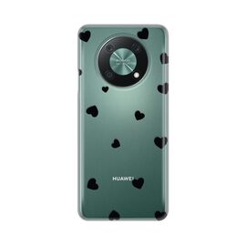 Silikonska futrola PRINT Skin - Huawei Nova Y90 Hearts.