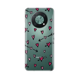Silikonska futrola PRINT Skin - Huawei Nova Y90 Heart Pattern.