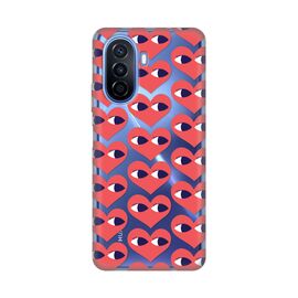 Silikonska futrola PRINT Skin - Huawei Nova Y70/Nova Y70 Plus Eye Heart Pattern.