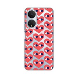 Silikonska futrola PRINT Skin - Huawei Honor X7 Eye Heart Pattern.