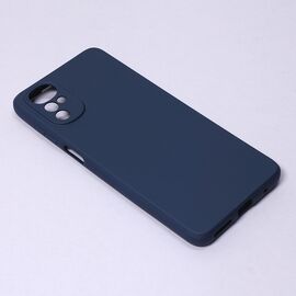 Silikonska futrola Teracell Giulietta - Motorola Moto G22 mat tamno plava.