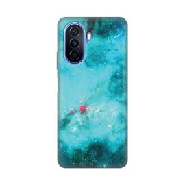 Silikonska futrola PRINT - Huawei nova Y70 Marbel Sky.