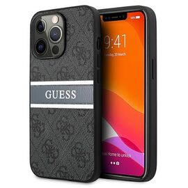 Futrola Guess Stripe - iPhone 13 Pro Max 6.7 siva (GUHCP13X4GDGR).