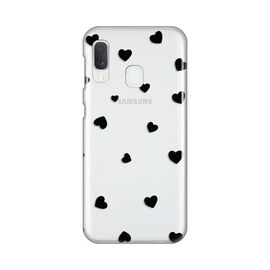 Silikonska futrola PRINT Skin - Samsung A202 Galaxy A20E Hearts.