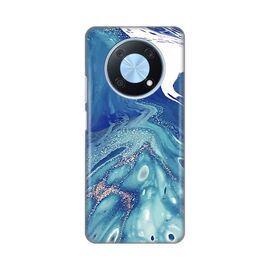 Silikonska futrola PRINT - Huawei nova Y90 Blue Marble.