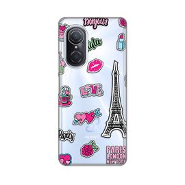 Silikonska futrola PRINT Skin - Huawei Nova 9 SE Love Paris.