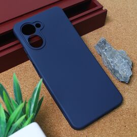 Silikonska futrola Teracell Giulietta - Realme C33 mat tamno plava.