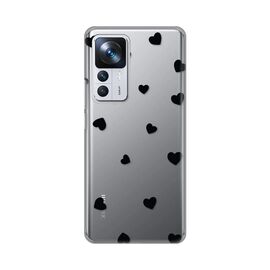 Silikonska futrola PRINT Skin - Xiaomi 12T Hearts.