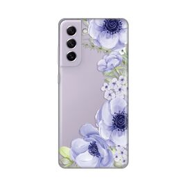 Silikonska futrola PRINT Skin - Samsung G990 Galaxy S21 FE Blue Roses.