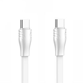Data kabl LDNIO LC131-C 65W Type C na Type C beli 1m.