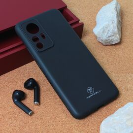 Silikonska futrola Teracell ultra tanka (skin) - Xiaomi 12T mat crna.