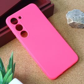 Silikonska futrola Teracell Giulietta - Samsung S916B Galaxy S23 Plus mat pink.