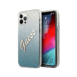 Futrola Guess Hc PC/TPU Script Glitter Gradient - iPhone 12/12 Pro 6.1 plava (GUHCP12MPCUGLSBL).