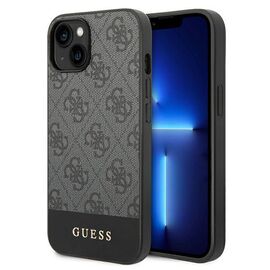 Futrola Guess Hc PC/TPU 4G Bottom Stripe - iPhone 14 siva (GUHCP14SG4GLGR).