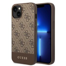 Futrola Guess Hc PC/TPU 4G Bottom Stripe - iPhone 14 braon (GUHCP14SG4GLBR).