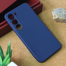Silikonska futrola Teracell Giulietta - Samsung S916B Galaxy S23 Plus mat tamno plava.