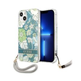 Futrola Guess Hc PC/TPU Flower Cord - iPhone 13 zelena (GUHCP13MHFLSN).