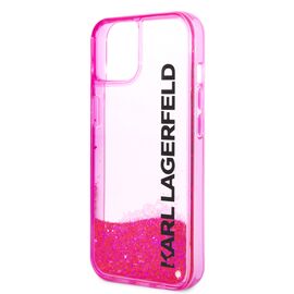 Futrola Karl Lagerfeld Hc Liquid Glitter Elong - iPhone 11 6.1 pink ( KLHCN61LCKVF).