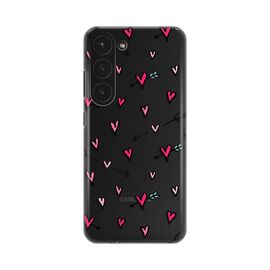 Silikonska futrola PRINT Skin - Samsung S911B Galaxy S23 Heart Pattern.