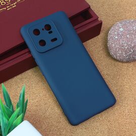 Silikonska futrola Teracell Giulietta - Xiaomi 13 Pro mat tamno plava.