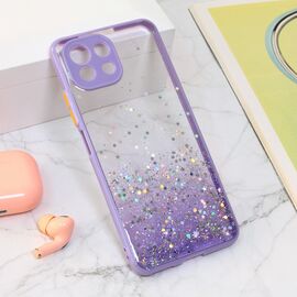 Futrola Frame Glitter - Xiaomi Mi 11 Lite ljubicasta.
