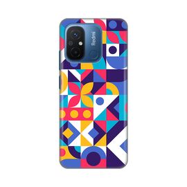 Silikonska futrola PRINT Skin - Xiaomi Redmi 12C Colorful Mosaic.