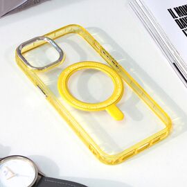 Futrola Frame Magsafe - iPhone 14 zuta.