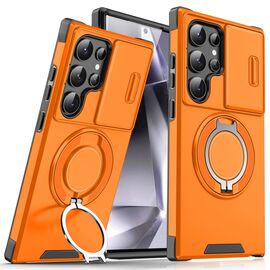 Futrola CamShield Ring stand - Samsung S928B Galaxy S24 Ultra narandzasta.
