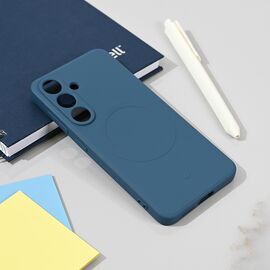 Silikonska futrola Teracell Giulietta Magsafe - Samsung S931 Galaxy S25 plava.