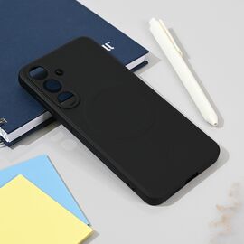 Silikonska futrola Teracell Giulietta Magsafe - Samsung S936 Galaxy S25 Plus crna.