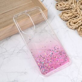 Silikonska futrola Glitter - Huawei Honor 200 roze.