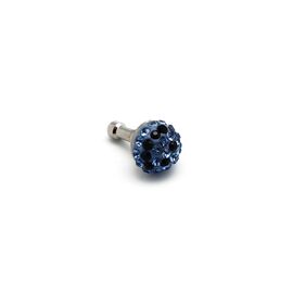 Kapica Handsfree slušalica 3,5 mm smajli plava.