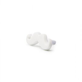 Kapica Handsfree slušalica 3,5 mm brkovi beli.