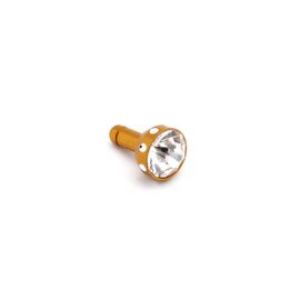 Kapica Handsfree slušalica 3,5 mm charm velika zlatna.