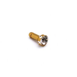 Kapica Handsfree slušalica 3,5 mm charm mala zlatna.