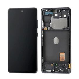 LCD displej (ekran) - Samsung G780F Galaxy S20 FE + touchscreen WITH FRAME crni (NCC) OLED.