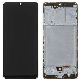 LCD displej (ekran) - Samsung A315/Galaxy A31 + touchscreen + frame black (crni) Incell.