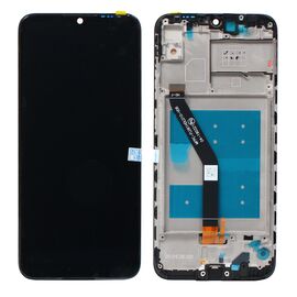 LCD displej (ekran) - Huawei Honor 8A + touchscreen + frame black (crni) CHO.