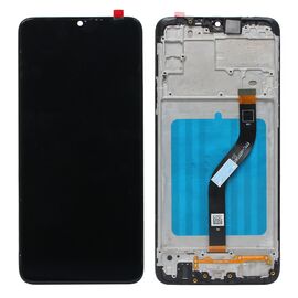 LCD displej (ekran) - Samsung A207/Galaxy A20s + touchscreen + frame black (crni).