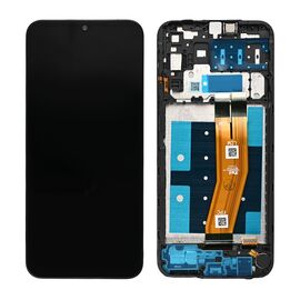 LCD displej (ekran) - Samsung A145F Galaxy A14 4G + touchscreen + frame black (crni) FULL ORG-SP.