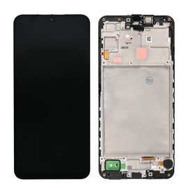 LCD displej (ekran) - Samsung A166/Galaxy A16 5G + touchscreen + frame black (crni) FULL ORG SP.