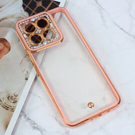 Futrola Cirkon Camera - Huawei Honor X8a roze.