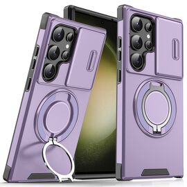 Futrola CamShield Ring stand - Samsung Galaxy S23 Ultra ljubicasta.