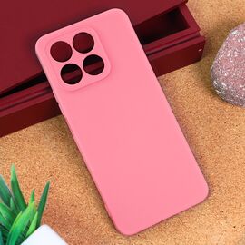 Silikonska futrola Teracell Giulietta - Huawei Honor X8a mat roze.