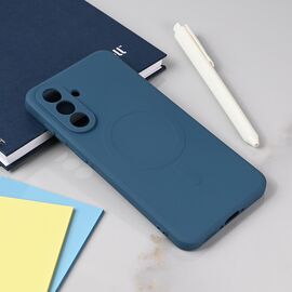 Silikonska futrola Teracell Giulietta Magsafe - Samsung A366 Galaxy A36 5G plava.