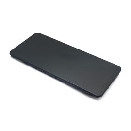 LCD displej (ekran) - Samsung A125F/A127F Galaxy A12/A12 Nacho + Touch screen + frame black (crni) Rev 1.1 (zuti flet) Full ORG EU (GH82-24491A) (MS).