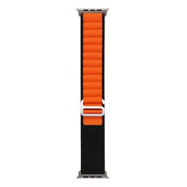 Narukvica Moye Smart Watch Alpine Loop Strap 44/45/49mm black (crni) With Orange.